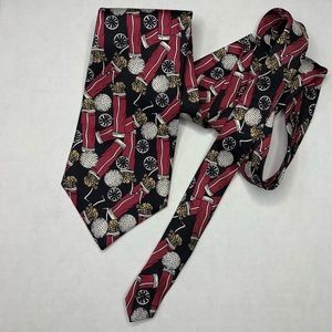 Barry Wells Golf Theme Tie
